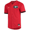Image of Georgia Bulldogs Vapor Untouchable Elite Full-Button Replica Baseball Jersey - Red 2019
