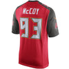 Image of Gerald McCoy Tampa Bay Buccaneers Youth Team Color Game Jersey - Red 2019