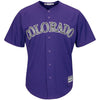 Image of Gerardo Parra Colorado Rockies Majestic Alternate Official Cool Base Player Jersey - Purple 2019
