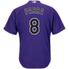 Image of Gerardo Parra Colorado Rockies Majestic Alternate Official Cool Base Player Jersey - Purple 2019