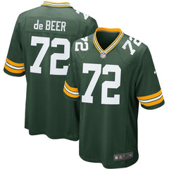 Gerhard de Beer Green Bay Packers Game Jersey – Green 2019