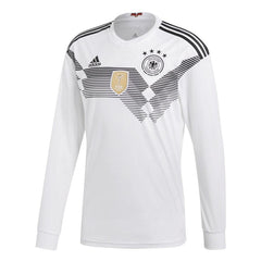 Germany National Team Home Replica Blank Long Sleeve Jersey - White 2019