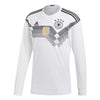 Image of Germany National Team Home Replica Blank Long Sleeve Jersey - White 2019