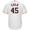Image of Gerrit Cole Houston Astros Majestic Home Cool Base Player Jersey – White 2019