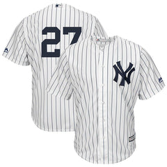 Giancarlo Stanton New York Yankees Majestic Cool Base Player Replica Jersey – White 2019