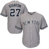 Image of Giancarlo Stanton New York Yankees Majestic Cool Base Replica Player Jersey – Gray 2019