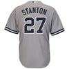 Image of Giancarlo Stanton New York Yankees Majestic Cool Base Replica Player Jersey – Gray 2019