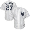 Image of Giancarlo Stanton New York Yankees Majestic Cool Base Replica Player Jersey – White 2019