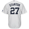 Image of Giancarlo Stanton New York Yankees Majestic Cool Base Replica Player Jersey – White 2019