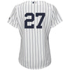 Image of Giancarlo Stanton New York Yankees Majestic Women's Team Cool Base Player Jersey – White 2019