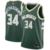 Image of Giannis Antetokounmpo Milwaukee Bucks Swingman Jersey Green - Icon Edition 2019