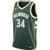 Image of Giannis Antetokounmpo Milwaukee Bucks Swingman Jersey Green - Icon Edition 2019