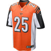 Image of Giovani Bernard Cincinnati Bengals Alternate Game Jersey - Orange 2019