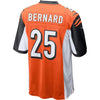 Image of Giovani Bernard Cincinnati Bengals Alternate Game Jersey - Orange 2019