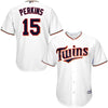 Image of Glen Perkins Minnesota Twins Majestic Official Cool Base Player Jersey - White 2019