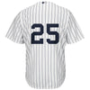 Image of Gleyber Torres New York Yankees Majestic Official Cool Base Jersey – White 2019