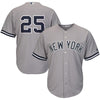 Image of Gleyber Torres New York Yankees Majestic Road Official Cool Base Jersey – Gray 2019