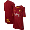 Image of AS Roma Youth 2019/20 Home Replica Jersey - Crimson/Gold 2019