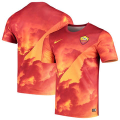 AS Roma Dry Performance T-Shirt - Red/Gold 2019