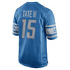 Image of Golden Tate Detroit Lions Game Jersey - Blue 2019