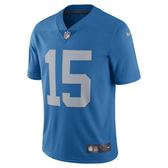 Golden Tate Detroit Lions Throwback Vapor Untouchable Limited Player Jersey - Blue 2019