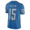 Image of Golden Tate Detroit Lions Vapor Untouchable Limited Player Jersey - Blue 2019