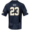 Image of Golden Tate Notre Dame Fighting Irish Under Armour Youth Replica Jersey - Navy 2019