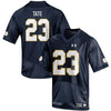 Image of Golden Tate Notre Dame Fighting Irish Under Armour Youth Replica Jersey - Navy 2019