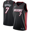 Image of Goran Dragic Miami Heat Swingman Jersey Black - Icon Edition 2019