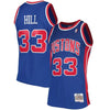 Image of Grant Hill Detroit Pistons Mitchell &amp; Ness 1995-96 Hardwood Classics Swingman Jersey - Blue 2019