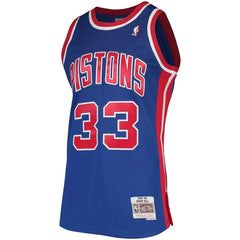 Grant Hill Detroit Pistons Mitchell & Ness 1995-96 Hardwood Classics Swingman Jersey - Blue 2019