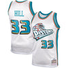 Image of Grant Hill Detroit Pistons Mitchell &amp; Ness Hardwood Classics Platinum Swingman Jersey 2019