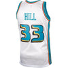 Image of Grant Hill Detroit Pistons Mitchell &amp; Ness Hardwood Classics Platinum Swingman Jersey 2019