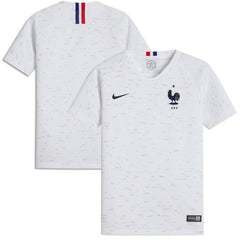 France National Team Youth Away Replica Stadium Jersey – White/Gray 2019