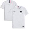 Image of France National Team Youth Away Replica Stadium Jersey – White/Gray 2019