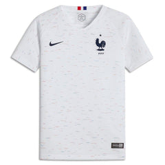 France National Team Youth Away Replica Stadium Jersey – White/Gray 2019