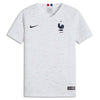 Image of France National Team Youth Away Replica Stadium Jersey – White/Gray 2019