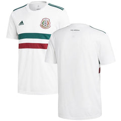 Mexico National Team Away Replica Blank Jersey – White/Green 2019