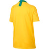 Image of Brazil National Team Youth Home Replica Stadium Blank Jersey – Gold/Green 2019