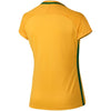 Image of Brazil Women's Home Performance Stadium Jersey - Yellow/Green 2019