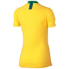 Image of Brazil National Team Women's Home Replica Stadium Blank Jersey – Gold/Green 2019