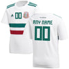 Image of Mexico National Team Youth Away Replica Custom Jersey – White/Green 2019