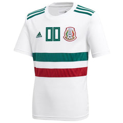 Mexico National Team Youth Away Replica Custom Jersey – White/Green 2019