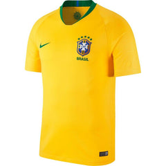 Brazil National Team Home Replica Stadium Blank Jersey – Gold/Green 2019