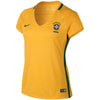 Image of Brazil Women's Home Performance Stadium Jersey - Yellow/Green 2019