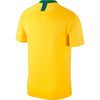 Image of Brazil National Team Home Replica Stadium Blank Jersey – Gold/Green 2019