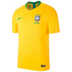 Brazil National Team Home Vapor Match Blank Jersey – Gold/Green 2019