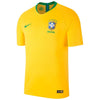 Image of Brazil National Team Home Vapor Match Blank Jersey – Gold/Green 2019