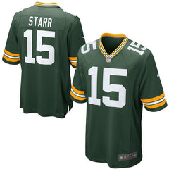 Green Bay Packers Bart Starr Retired Player Game Jersey - Green 2019