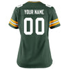 Image of Green Bay Packers Women's Custom Game Jersey - Green 2019
